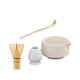 thumbnail image 2 of Juego de té matcha Cuenco para matcha con Juego de herramientas para hacer té hechas a mano Batidor de matcha de bambú japonés Kit para Blanco lunar, 2 of 9