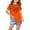 Orange, variant on Kids Boys Girls Summer Cotton T-shirt Fashion Cute Printed Casual Short Sleeve Cotton Tops Shirts Kids Clothes Black