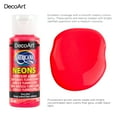 thumbnail image 5 of DecoArt a Acrylic Color, 2 oz., Neon Scorching Yellow, 5 of 11