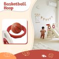 thumbnail image 5 of Arcticscorpion 4 in 1 Toddler Freestanding Red White Slide Climber Basketball Hoop Swing Set, 5 of 7