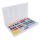 thumbnail image 5 of Juego de pintura de acuarela profesional, pigmento de acuarela portátil con esponja para bolígrafo (caja de plástico), 48 colores, 5 of 8