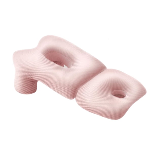 Almohada facial, almohada de apoyo para el cuello, almohada para acostarse, almohada de masaje multiusos para Rosa