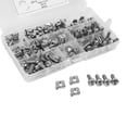 thumbnail image 2 of 100 Sets M6 Square Hole Hardware Cage Nuts&Mounting Screws Washers for Server Rack and Cabinet(M6 x 20mm), 2 of 8