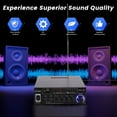 thumbnail image 4 of Amplificador de Sonido Bluetooth AV-660BT: Amplificador de Potencia Compatible con Bluetooth, Radio FM, USB, Tarjeta SD y Entradas de Micrófono Duales, ENCHUFE de EE. UU., 4 of 5