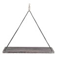 thumbnail image 3 of 2pcs Nordic Style Cotton Lanyard Wall-Mounted Wooden Floating Rack Storage Rack(Antique), 3 of 7