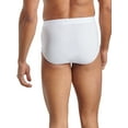 thumbnail image 3 of Fruit of the Loom Premium Men's White Briefs, 6-Pack, 3 of 11