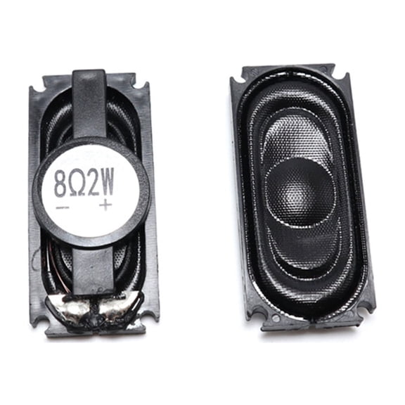 Pack of 2pcs Portable 1635 8ohm 2W Loudspeaker with Cable Black for Notebook Modification