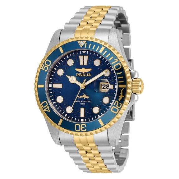 Invicta Pro Diver Quartz Blue Dial Two-tone Men's Watch 30616