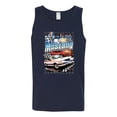 thumbnail image 2 of Wild Bobby, Mustang Untamed American Spirit Ford Cars and Trucks Men Graphic Tank Top, Navy, 3X-Large, 2 of 6