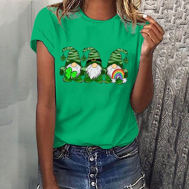 Puntoco blusas sueltas casuales con estampado interesante y cuello redondo para mujer Puntoco Puntoco-4673