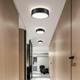 thumbnail image 3 of Dimmable Modern Flush Mount Ceiling Lights, Black 5CCT LED Ceiling Light Fixture, Minimalist Round Kitchen Lighting Fixtures for Bedroom, Laundry Room, Hallway, Entryway, 11.8, 3 of 9