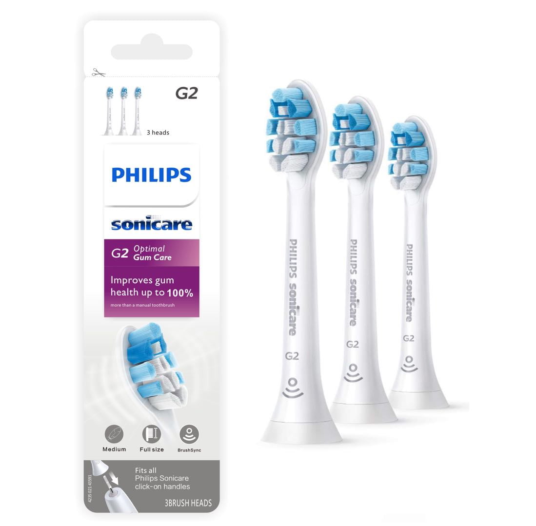 G2 Optimal Plaque Control Sonic Replacement Toothbrush Heads for ...