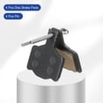 thumbnail image 3 of 4set Disc Brake Pad 1.19" x 1.32" Semi-Metallic Bike Brake Pads with Pin for BB7 M355 M446 M640 Mountain Road Bikes, Black, 3 of 7