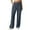 Navy, variant on YDLCAFD Cargo Pants Women Zip Front Parachute Pants Baggy Wide Leg Pants With Pocket Pants Straight Leg Chinos Pants