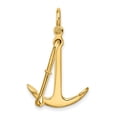 thumbnail image 2 of Auriga 14k Yellow Gold 3-D Anchor 2 Piece and Moveable Charm (length -50.6mm, Width - 25.5mm), 2 of 5