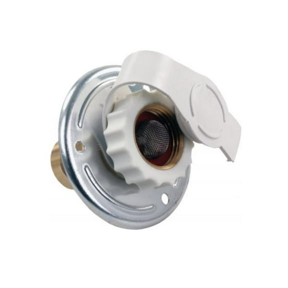 JR Products 62175 Aluminum City Water Flange - 1/2" FPT x 3/4"