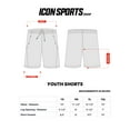 thumbnail image 3 of Icon Sports Youth Chivas De Guadalajara Poly Soccer Shorts -02 Large, 3 of 3