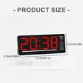 thumbnail image 5 of YIGSECU LED Clock Integrating Time Temperature And Date Display For Living Room Decors, 5 of 8