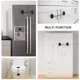 thumbnail image 3 of Cerradura para refrigerador, gabinetes de seguridad para bebés y niños, cerradura de límite para refrigerador con llave magnética para sujetar cajones (paquete de 2, negro), 3 of 4