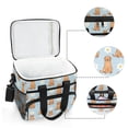 thumbnail image 6 of FORMRS Insulated Cooler Bag 24 Cans Capacity Soft Leakproof Lunch Box with Side Pockets, Cartoon Floral Dog Pattern, 6 of 7
