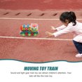thumbnail image 3 of EXHUMKY Light Up Train Toy Car ABS Assorted Color 1Pcs For Indoor Play, 3 of 5
