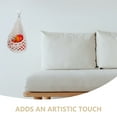 thumbnail image 3 of ELAYARD 2pcs Fruit and Vegetable Hammock Cotton Rope Macrame Wall Hanging for Home Decor Enthusiasts, 3 of 7