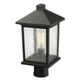 thumbnail image 2 of 1 Light Outdoor Post Mount Lantern In Seaside Style 8 Inches Wide By 16 Inches High-Oil Rubbed Bronze Finish Z-Lite 531Phmr-Orb, 2 of 4
