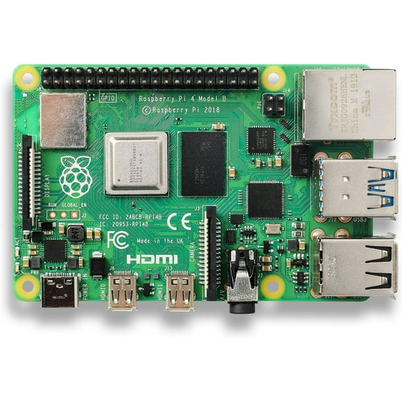 Waveshare Accessory compatible with Raspberry Pi 4 Model B 4gB RAM with Powerful Processor Faster Networking Support Dual 4K Output and Different choice of RAM comes with a copper Heat Sink