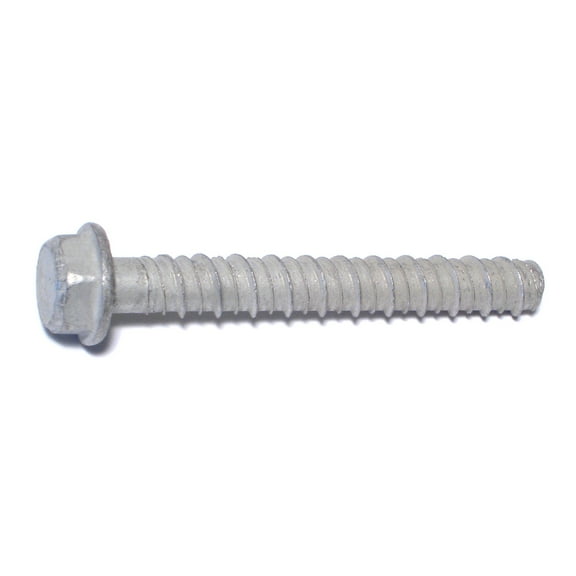 1/2" x 4" Zinc Hex Washer Head LDT Tapcon Masonry Screws MSHWS-102 (25 pcs.)