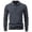 Grey, variant on Men's Business Casual Knit Shirt with Embroidered Collar Comfortable Breathable Fabric for and Daily Wear,S