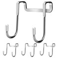 thumbnail image 1 of 4 ganchos para colgar sobre la puerta, ganchos dobles para toallas de ducha, organizador, perchero, accesorio, 1 of 4