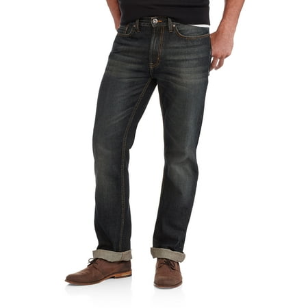 Men's Dark Wash Bootcut Jeans - Walmart.com