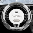 thumbnail image 4 of Rbaofujie Cute Steering Wheel Cover Car Steering Wheel Cover Car Warm Non-slip Handlebar Cover Winter Antifreeze Hand Car Steering Wheel Cover Western Steering Wheel Cover, 4 of 7