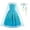 B, variant on Snow Queen Costume for Girls Snow Queen Halloween Birthday Dress Up for 3-9Y