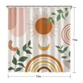 thumbnail image 5 of Waterproof Bohemian Shower Curtain 72x72 Inch Boho Style Polyester Unique Shower Curtain for Bathroom Hotel Home Decor with 12 Plastic Hooks, 5 of 5
