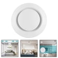 thumbnail image 6 of Adjustable Air Vent Covers Round Ceiling Vent Bathroom Extractor Fan Vent Cover Ø75Mm - 2Pcs, 6 of 7