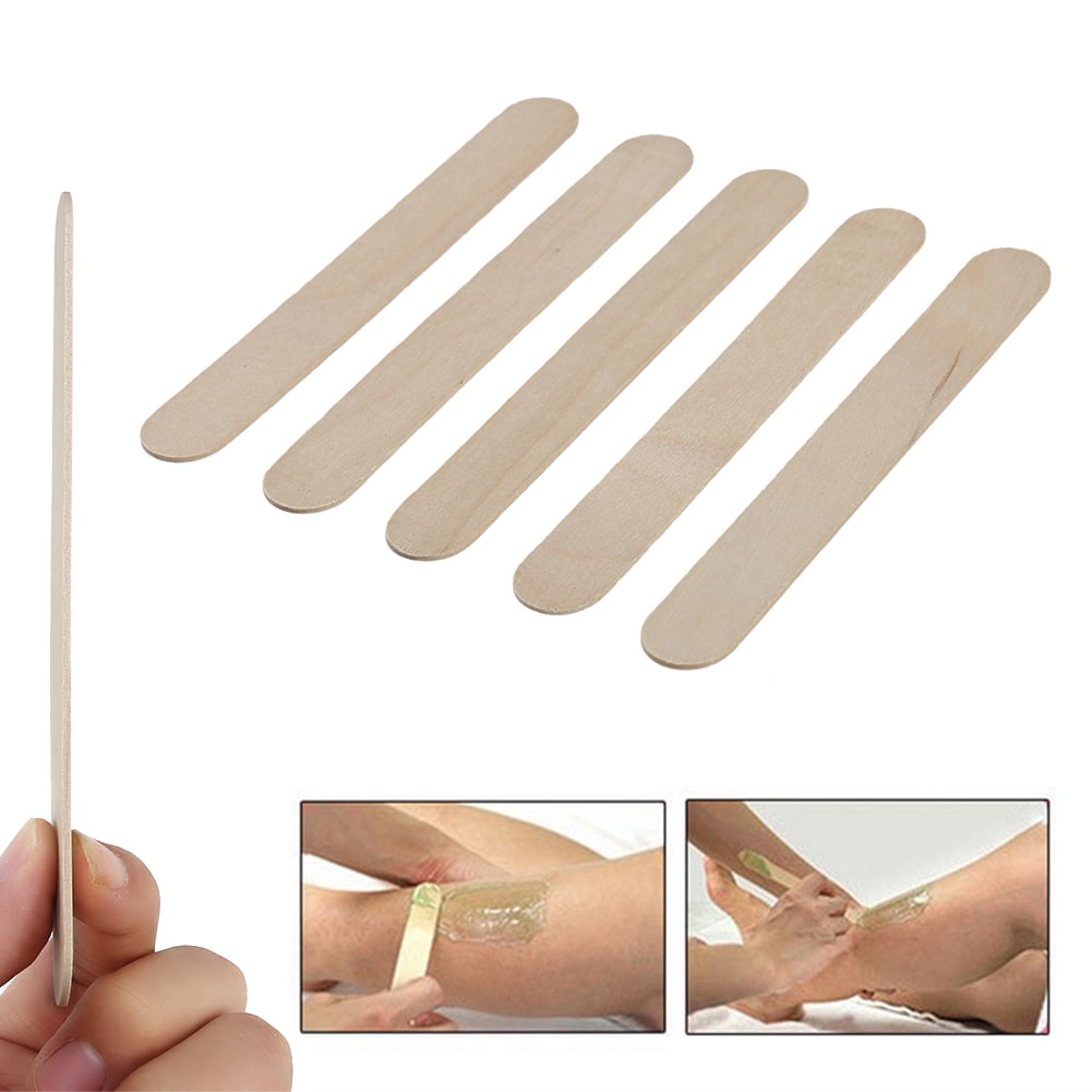 HERCHR 5pcs Disposable Salon Heater Waxing Stick Hair Removal Hot Wax