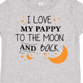 thumbnail image 4 of Inktastic I Love My Pappy to the Moon and Back Boys or Girls Toddler T-Shirt, 4 of 5