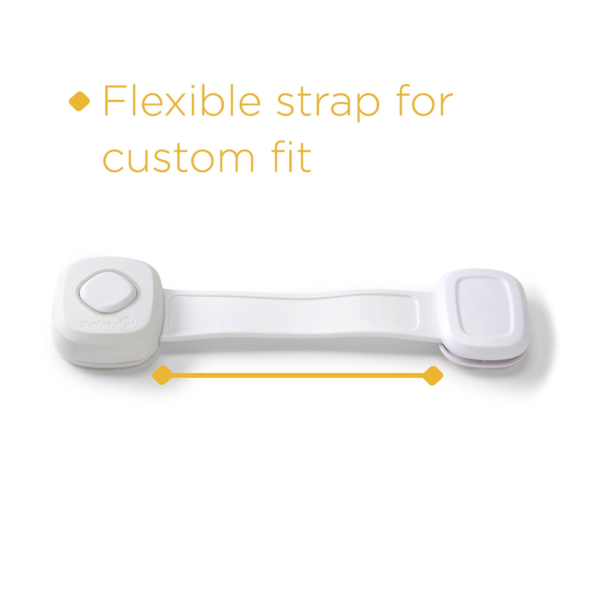 (2 pack) Safety 1st Outsmart Multi Use Lock, White, Toddler