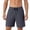 #386-Dark Gray, variant on Ceisia Men's Solid Color Quick-Dry Sports Shorts with Elastic Waist Zippered Pockets Breathable Casual Summer Pants Black Gifts for Father 4X