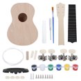 thumbnail image 4 of Ukeleles De Bricolaje, Pintura Informal Kit De Ukelele Resistente Al Desgaste Para Principiantes Para Aprendizaje De Instrumentos Musicales Para Regalo Hecho A Mano Para Niños, 4 of 7