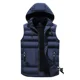 thumbnail image 2 of Chalecos de marca para hombre al aire libre, chaleco de invierno para hombre, chaleco acolchado de algodón, gran oferta, chaleco cálido con capucha, abrigos informales para hombre 2023, 2 of 5