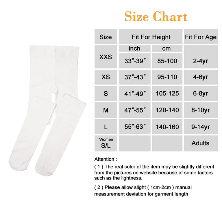 Stelle Little Girls 2 Pairs Footed Dance Tights Students School Footed  Tights,Ultra Soft Toddler Stretch Ballet Tights Girls Leggings Uniform