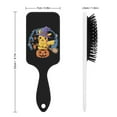 thumbnail image 2 of Halloween Pumpkin And Wizard Pikachu Air Cushion Detangling Paddle Brush with Ball Tip Anti Static Massage Hair Care for Thick Curly Wet and Dry Hair Web Detangler Hair Combs, 2 of 5