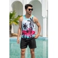thumbnail image 4 of 3D Graphic Tank Tops for Men Quick Dry Cool Artwork Sleeveless Shirts for Summer Beach Exercise Fitness, 4 of 5