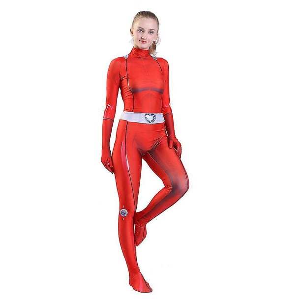 Sexy Women/Lady/Girls Totally Spies Base Suit Spandex Superhero Zentai  Catsuits Cosplay Costume 5 Color Halloween Bodysuit