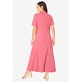 thumbnail image 2 of Jessica London Women's Plus Size Stretch Cotton Button Front Maxi Dress, 2 of 3