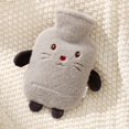 thumbnail image 1 of Plush Hot Water Bag Water Injection Warm Belly Hot Compress Hand Warmer, 1 of 4