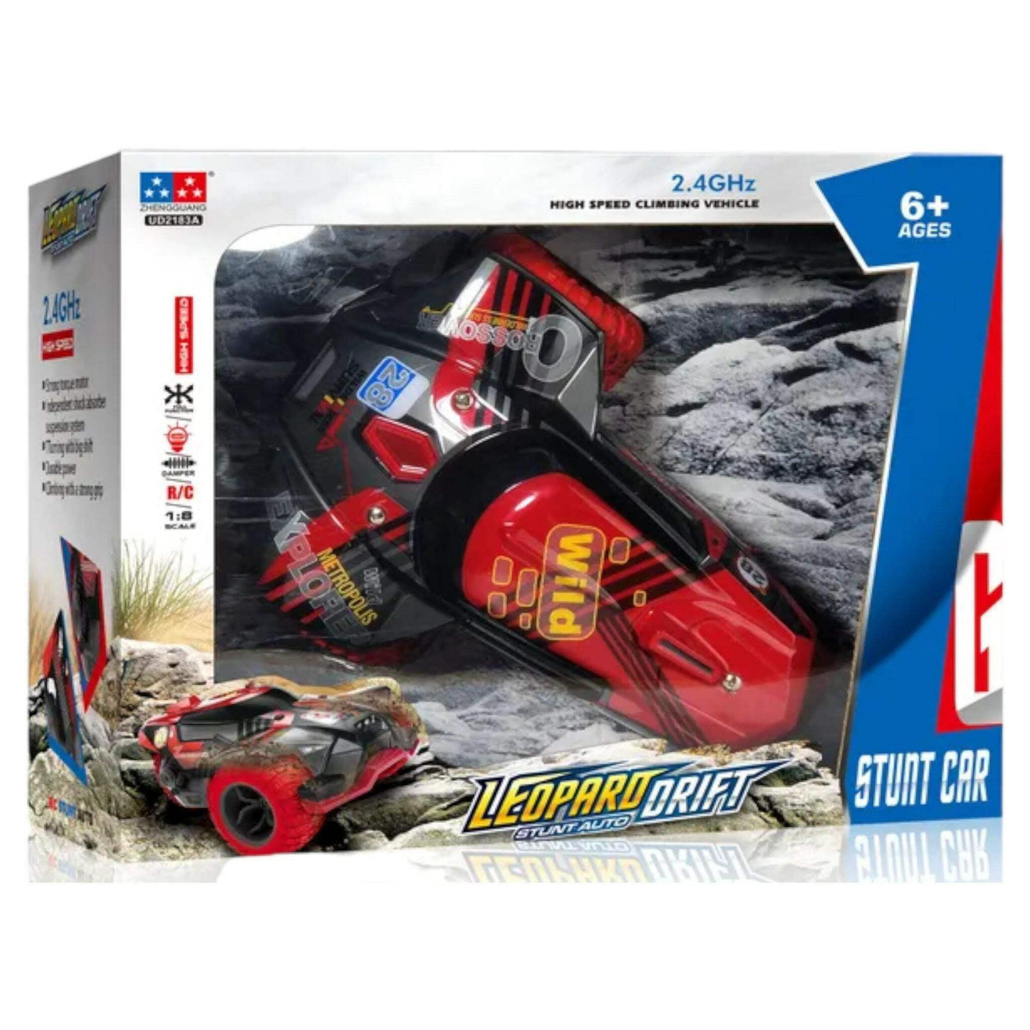 GN Universe Remote Control Car High Speed RC Stunt Car Toy With Light 360 Rotating Ages 6+