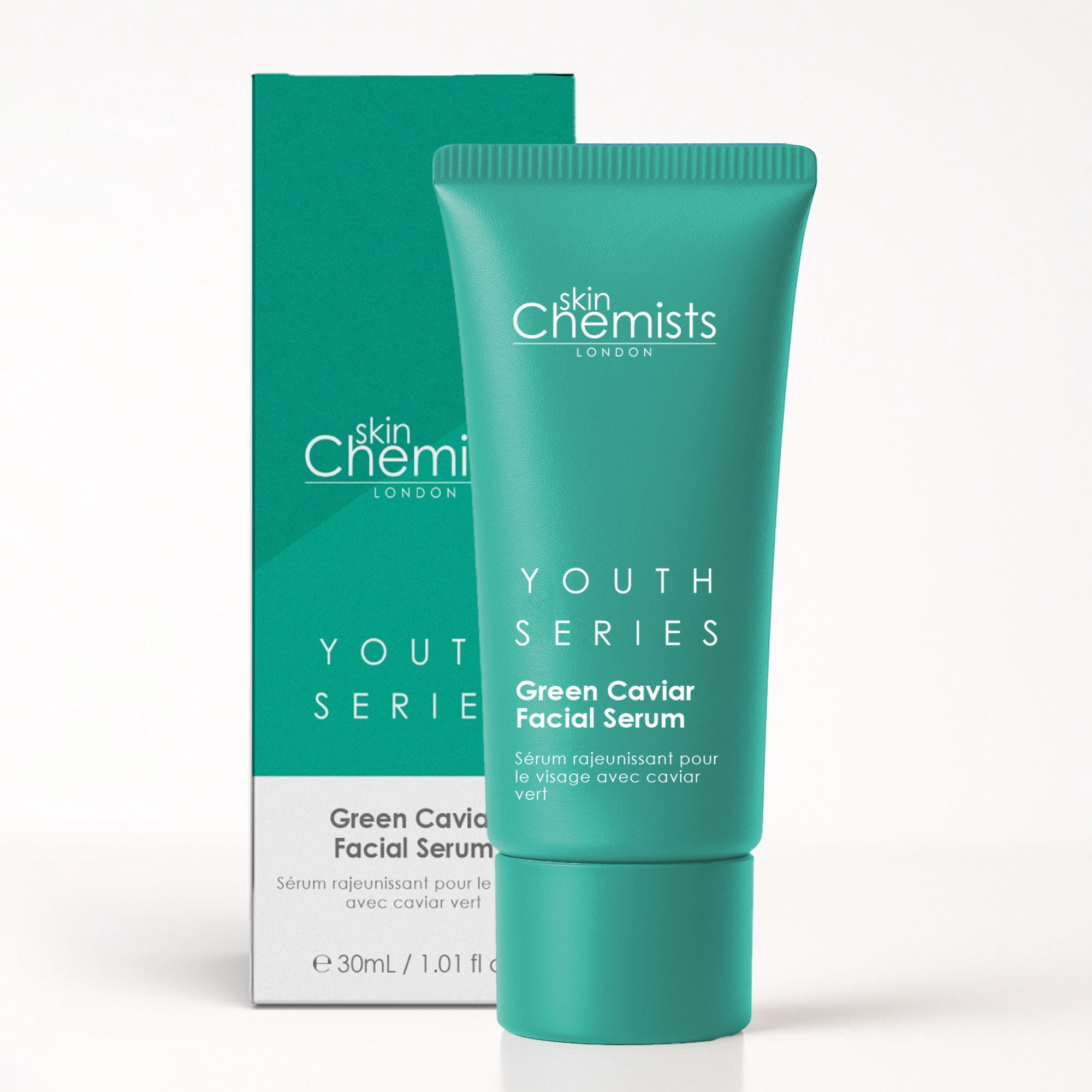 skinChemists Green Caviar Facial Serum for Hydration, Smooth Texture & Radiance – Lightweight Plumping Face Serum, 4.55 fl oz